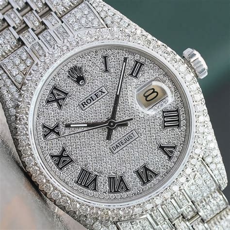 iced out diamond rolex|fully iced out rolex watch.